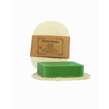 Luffa multi-usages | Porte-savon et exfoliant corporel