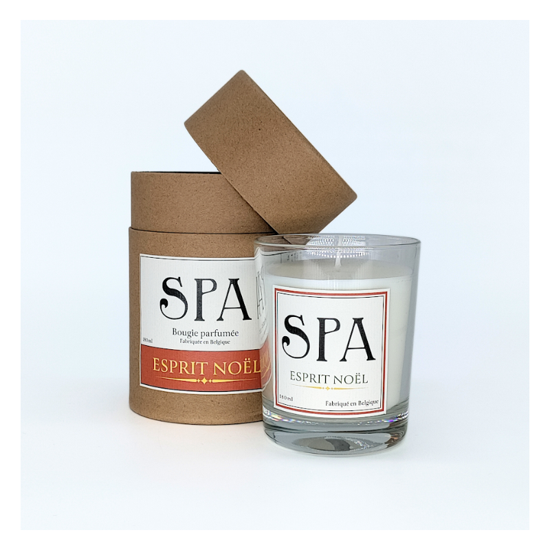 Bougie parfumée 180ml - Esprit Noël | Magie des fêtes